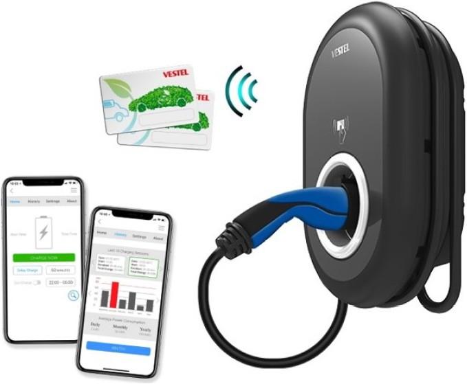 Actual product image Vestel EVC04 Home Smart (Type 2, 11 kW, 16 A, Hard wired)