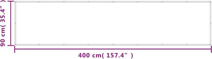 Immagine prodotto VidaXL Balkon-Sichtschutz 100% Polyester-Oxford (400 cm)