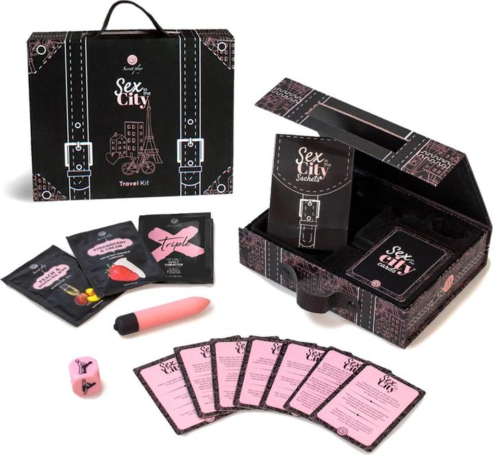 Produktbild Secret play Secretplay Sex In The City Travel Kit (Es/En/De/Fr/Nl/Pt) (Würfelspiel, Englisch, Deutsch, Französisch, Niederländisch, Portugiesisch)