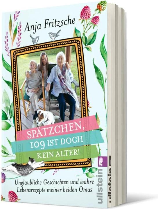 Actual product image »Spätzchen, 109 ist doch kein Alter« (German, Anja Flieda Fritzsche, 2022)