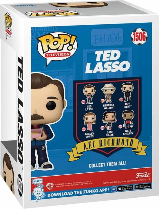 Produktbild Funko Ted Lasso POP! TV Vinyl Figur Ted w/biscuits 9 cm