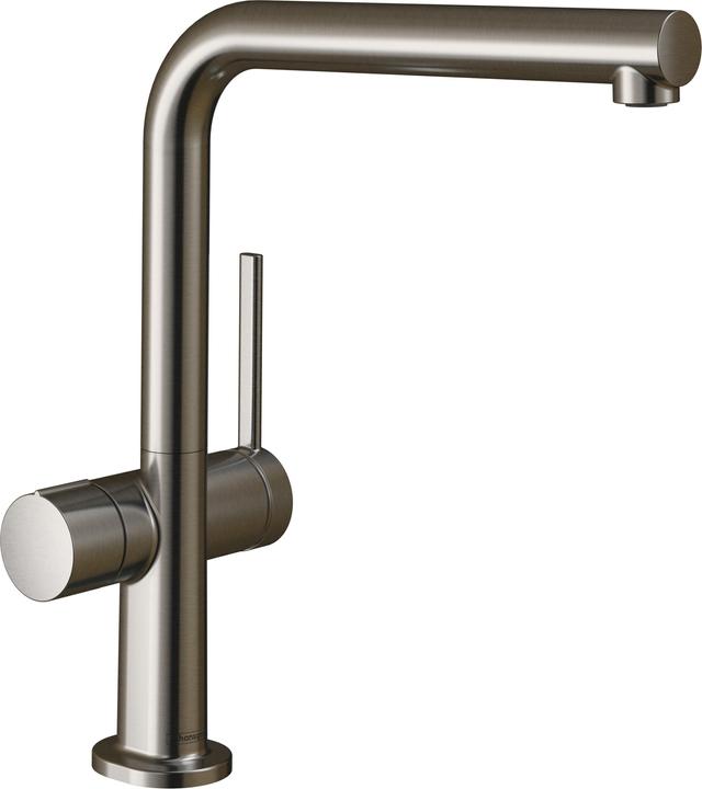 Productafbeelding hansgrohe HG ééngreeps wastafelmengkraan 270 TALIS M Toestelstopkraan 1jet RVS look