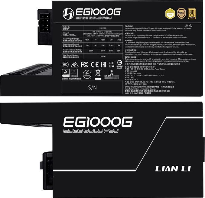 Actual product image Lian-Li Edge Gold (1000 W)