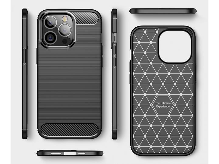 Produktbild Screenguard Carbon Brushed Soft TPU Case (Apple iPhone 13 Pro Max)