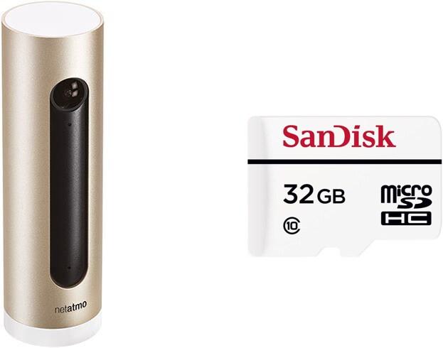 Netatmo Benvenuti, smart home camera con scheda SD da 32 GB