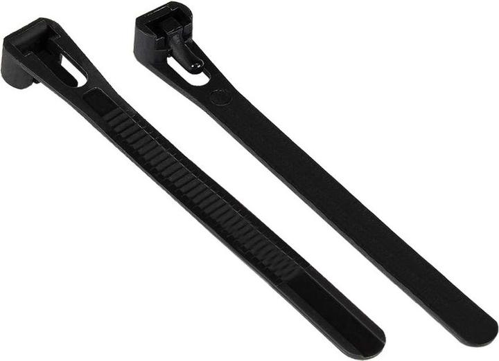 Produktbild Good Connections Wiederverwendbarer Kabelbinder 200 mm x 7,4 mm, schwarz, UV-resistent, -40 °C bis +85 °C, 100 Stück (Kunststoffkabelbinder, 200 mm, 100 Stk.)