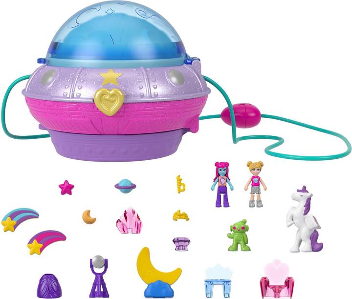 Immagine prodotto Polly Pocket BORSETTA DOPPIA SFERA UFO Spaziale Cofanetto