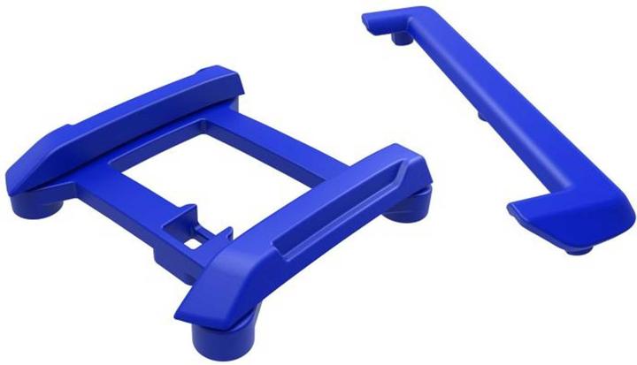 Actual product image Traxxas Skid plate (roof)/ tailgate protector (blue)/ mounts (2)/ 3x8mm BCS (7) (f its #10711 body)