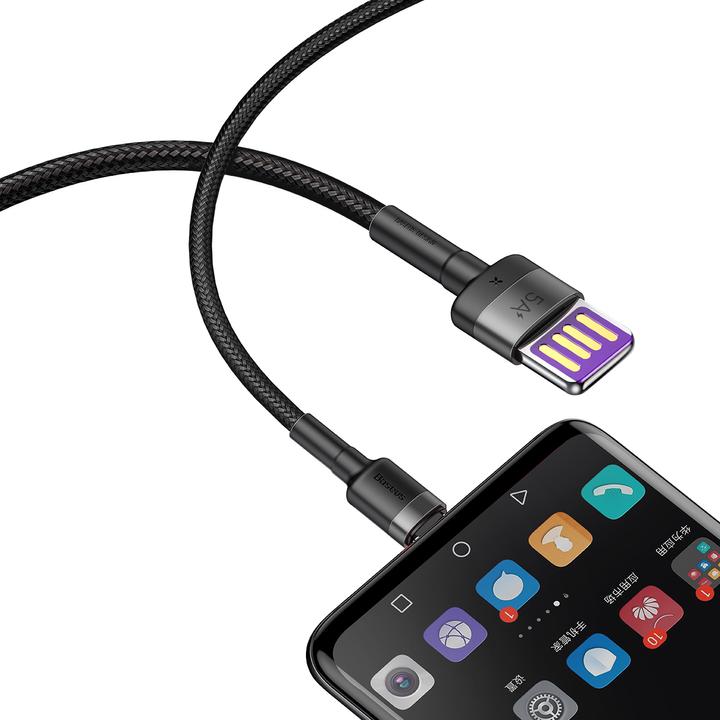 Actual product image Baseus Cafule HW Quick Charging Data cable USB Double-sided Blind Interpolation For Type-C 40W 1m Gray b... (1 m, USB 3.2 Gen 2, 40 W)
