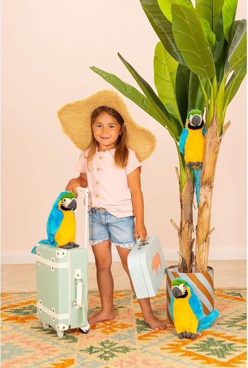 Actual product image Teddy Hermann Parrot Yellow-breasted Macaw (16 cm)