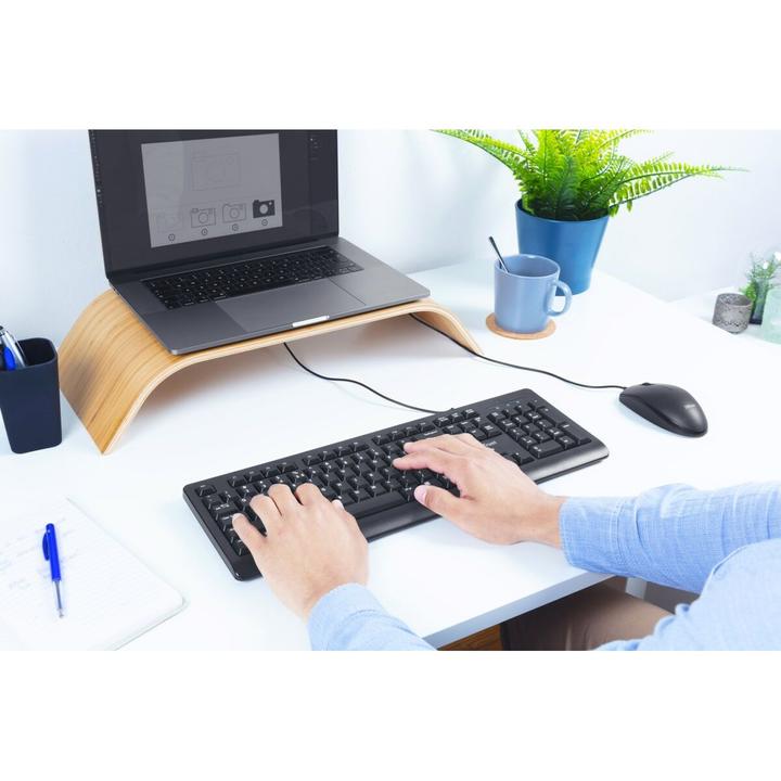 Produktbild Trust Primo Tastatur USB QWERTY US Englisch Schwarz (US, Kabelgebunden)