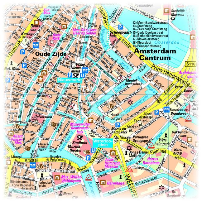 Immagine prodotto Mappa della città di Amsterdam di PUBLICPRESS