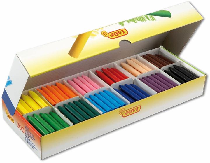 Produktbild Jovi Wax Crayons Jumbo Wachsmalstifte farbsortiert, 300 St. (300 Farben, 300 x)