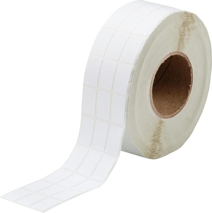 Immagine prodotto Brady BPT-621-499, tessuto di nylon, bianco, opaco, 25,40 x 36,50 mm, permanente, a 3 corsie (3000 E.)