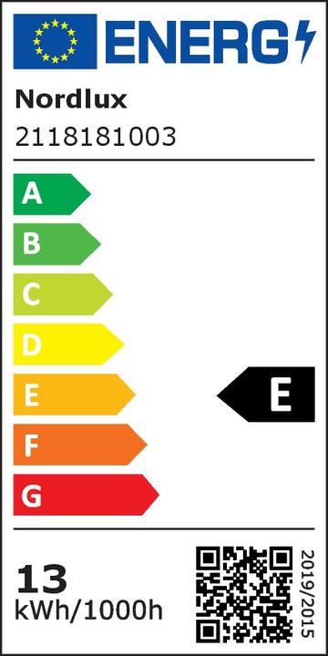 Label énergétique Nordlux Kinver (990 lm, IP54)