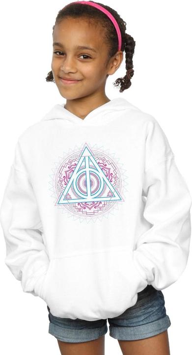 Produktbild Neon Deathly Hallows Kapuzenpullover Mädchen (152, 158)