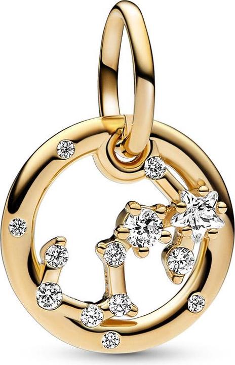 Pandora Scorpio Zodiac Charm (Vergoldet)