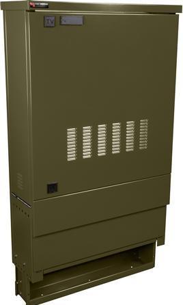 Image du produit Triarca Armoire d'antenne KSAØ 423612 avec portesLxPxH : 670x742x264 mmAcier IP34D vertIP 34D vert