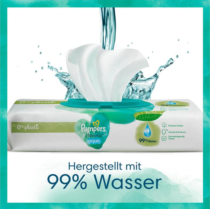 Produktbild Pampers Harmonie Aqua (192 Stück)