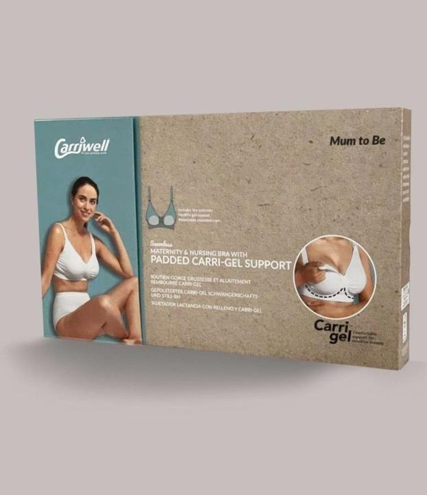 Actual product image Carriwell Seamless padded GelWire nursing bra (M)