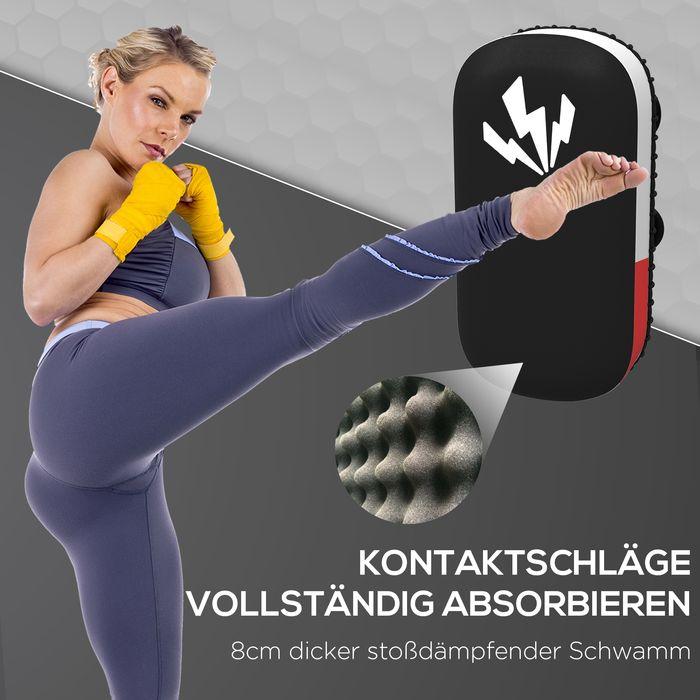 Image du produit Swisshandel24 Tampons de kickboxing pour Muay Thai Tampons de boxe Tampons d'entraînement Tampons de frappe pour (38 cm, 0.40 kg)