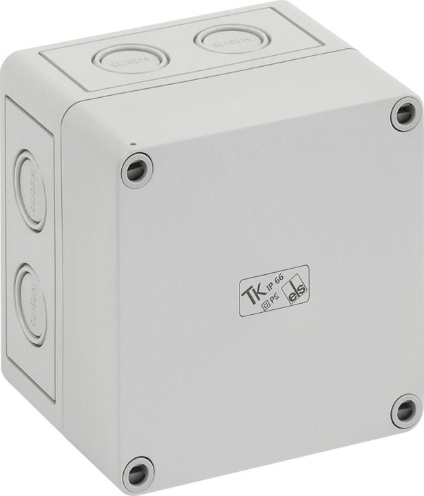 Actual product image Spelsberg IP66 box with grey lid & KO,130x94x57mm (Housing)