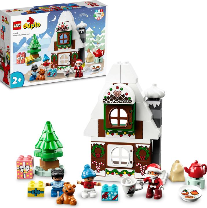 Image du produit LEGO Maison en pain d'épice avec le Père Noël (10976)