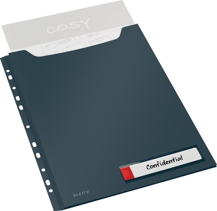 Produktbild Leitz Einlagemappe Cosy Privacy Maxi Hülle Grau (A4, 3 x)