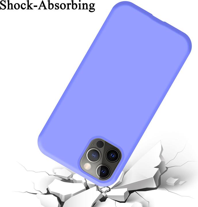 Actual product image Cadorabo TPU Liquid Silicone Case Cover (Apple iPhone 12 Pro Max)