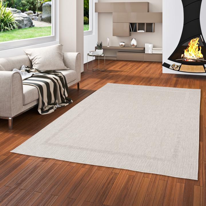 Actual product image Pergamon Indoor & Outdoor Carpet Nature Valencia Border (80 x 150 cm)