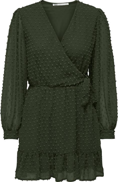 Only ONLTIVA Kurzes Kleid Wickelkleid