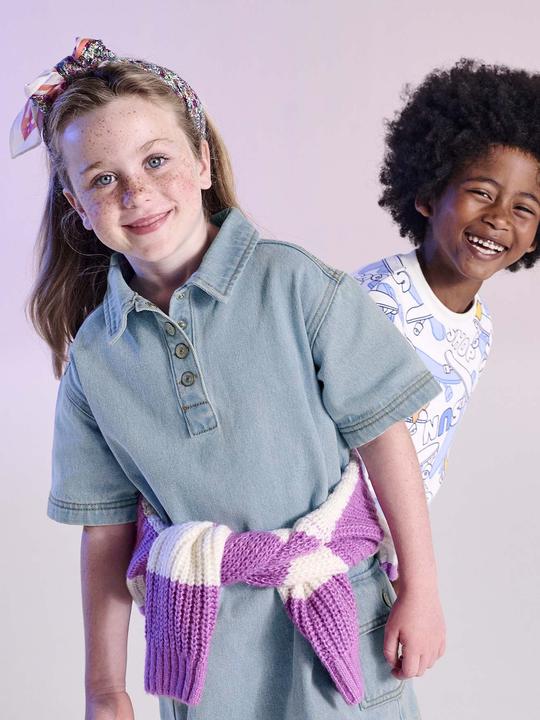Image du produit Vertbaudet Mädchen Jeanskleid (110)