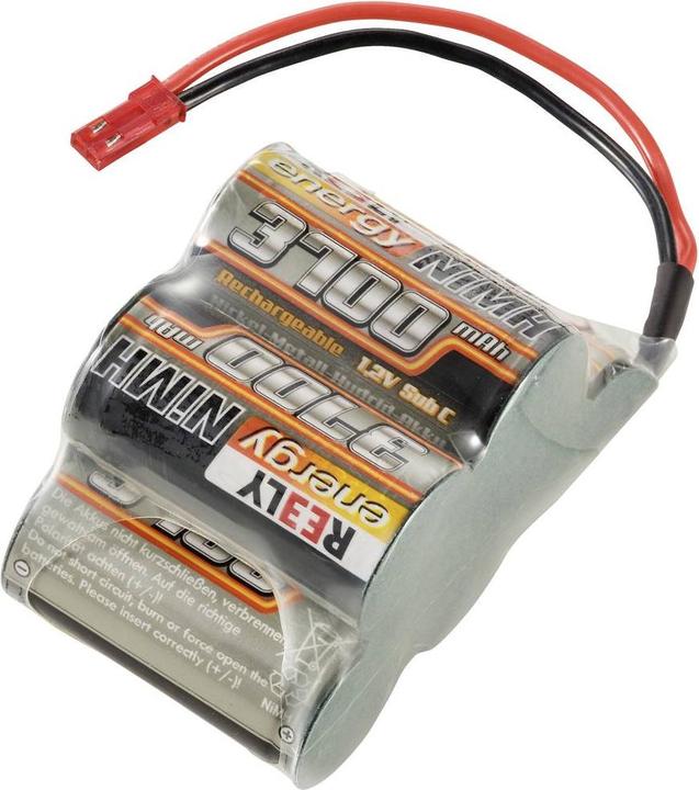 Reely Model receiver battery (NiMh) 6 V 3700 mAh Cell count: 5 Sub-C Hump BEC (6 V, 3700 mAh)