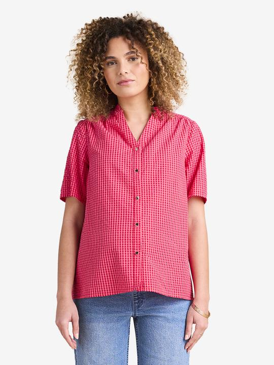 Envie de Fraise Seersucker-Hemdbluse für Schwangerschaft und Stillzeit