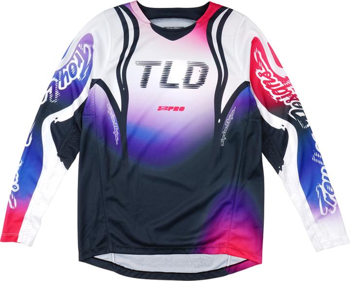 Produktbild Troy Lee Designs GP Pro Jersey, Drip, black/purple, youth L (L)