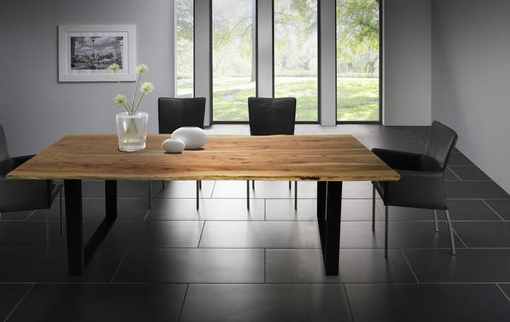 Produktbild SIT Möbel Massivholztisch Ux3.6 Akazie natur-antikschwarz (180 x 90 x 76 cm)
