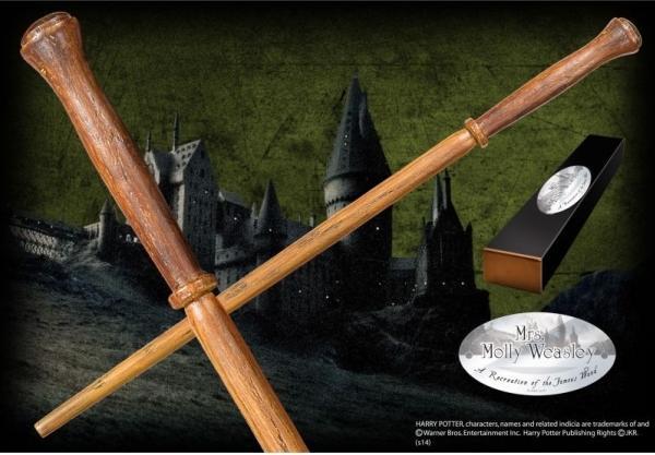 Actual product image Noble Collection Harry Potter Wand Molly Weasley (Character Edition)