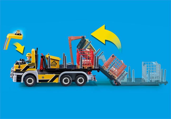 Productafbeelding Playmobil Vrachtwagen met wissellaadbak (70444, Playmobil Stad Actie)