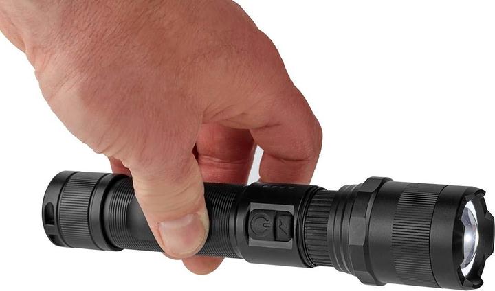 Immagine prodotto Nedis Torcia LED, corpo in metallo, batteria ricaricabile, 3,7 V, 10 W (3.50 cm, 1000 lm)