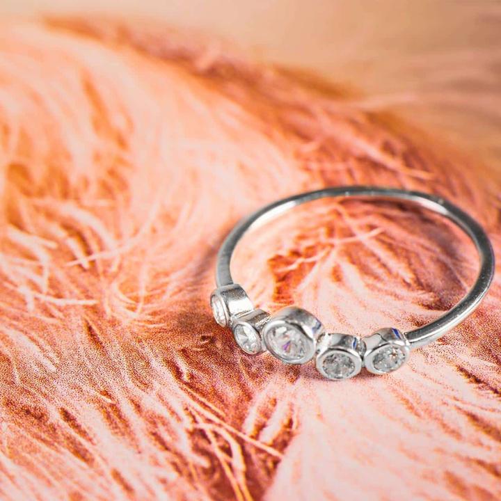 Actual product image Candy Brooks ring, 925 Sterling silver (62, 925 Silver)