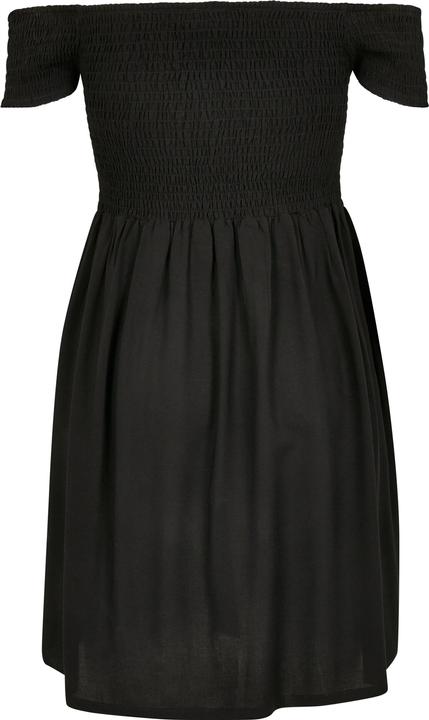 Actual product image Urban Classics Ladies Smoked Off Shoulder Dress (M)