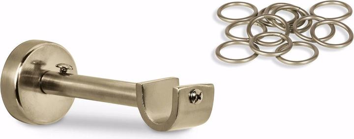 Actual product image Loberon Curtain rod Henderson antique brass