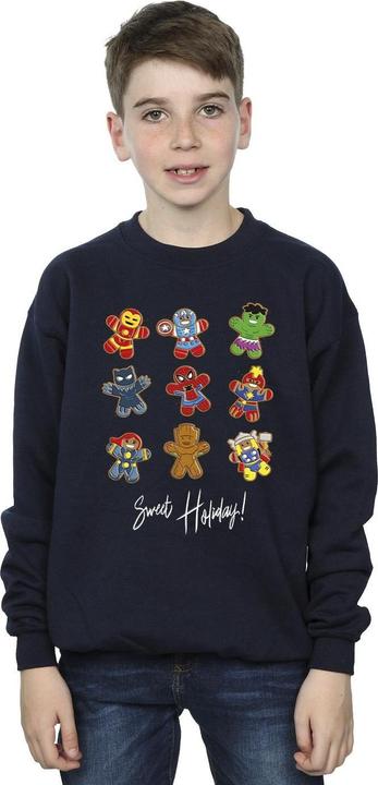 Actual product image Boys Gingerbread Avengers Sweatshirt (152, 158)