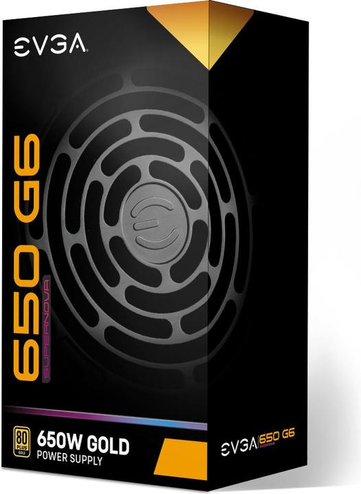 Produktbild EVGA Alimentation ATX SuperNova G6 - 650W (Noir) (650 W)