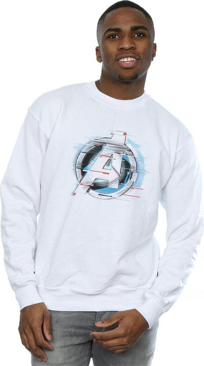 Actual product image Mens Avengers Endgame Team Tech Logo Cotton Sweatshirt (L)