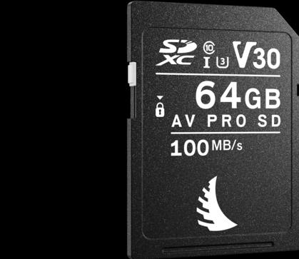 Produktbild Angelbird SD Card AV PRO 64GB V30 (64 GB, SDXC, U3, UHS-I)