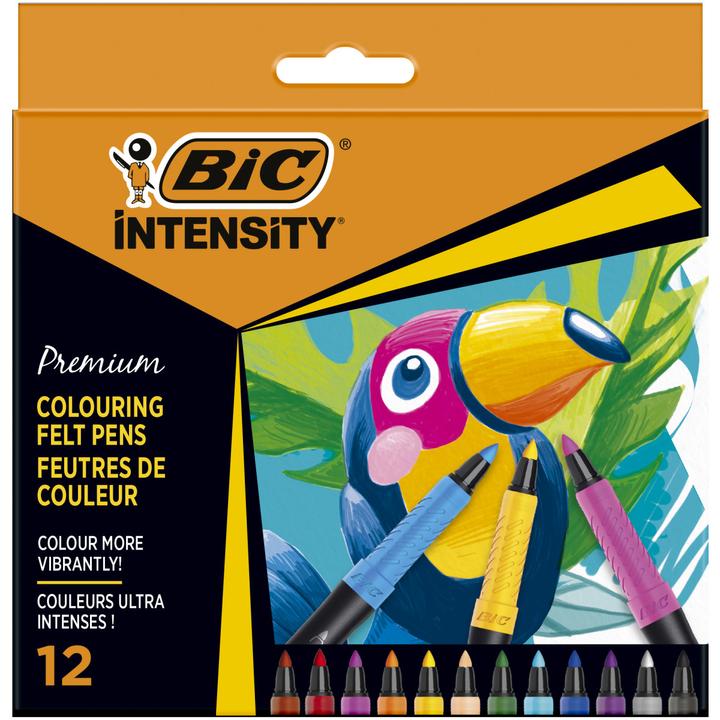 Produktbild Bic Fineliner Intensity 0.7mm (Assortiert, 12 x)