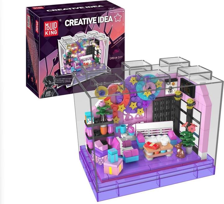 Image du produit Mould King Chambre de rêve avec boîtier d'affichage et éclairage