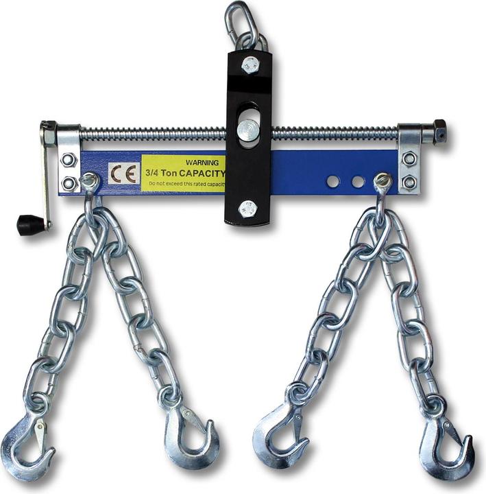 Immagine prodotto Wiltec 750kg Balancier pour Grues d'atelier Levage par Chaînes ou Câbles Garage (340 mm)