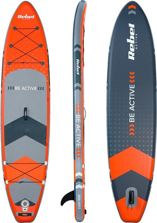 Actual product image Rebel Deska SUP ACTIVE pompowana 350x81x15cm pomarańczowa